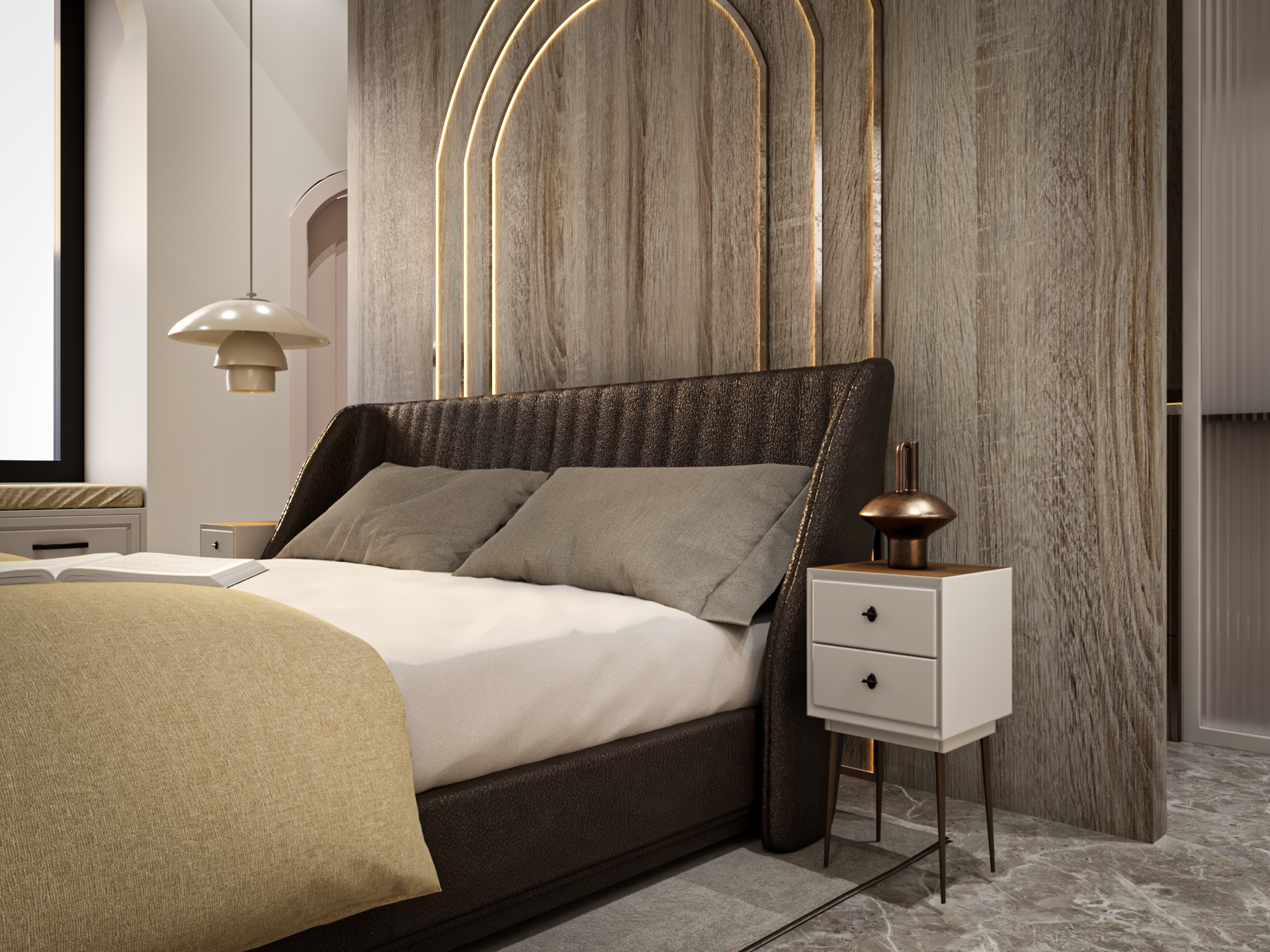 Halo Arc Suite Bedroom